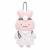 White Rabbit Tiger Doctor Police Plush Doll Pendant Keychain Animal Cartoon Toys