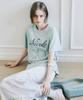Nigaennikol Nicole Butterfly Sleeve Top_Mint Gray