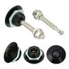 Universally Aluminum Push Button Car Front Bumper Hood Pin Bonnet Lock Latches Clip