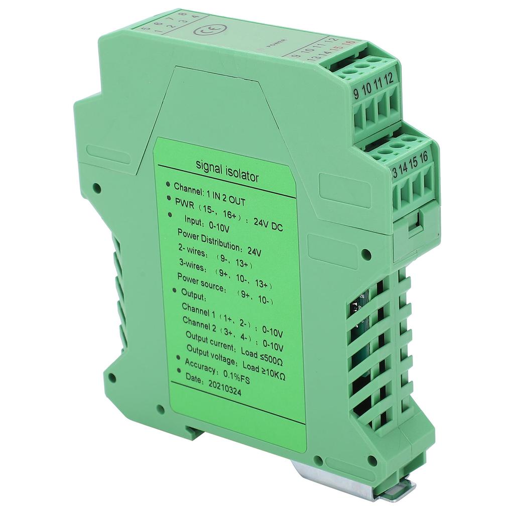 Isolator  1 Input 2 Output Current Voltage Transmitter Rail Mount Conditioner GLG