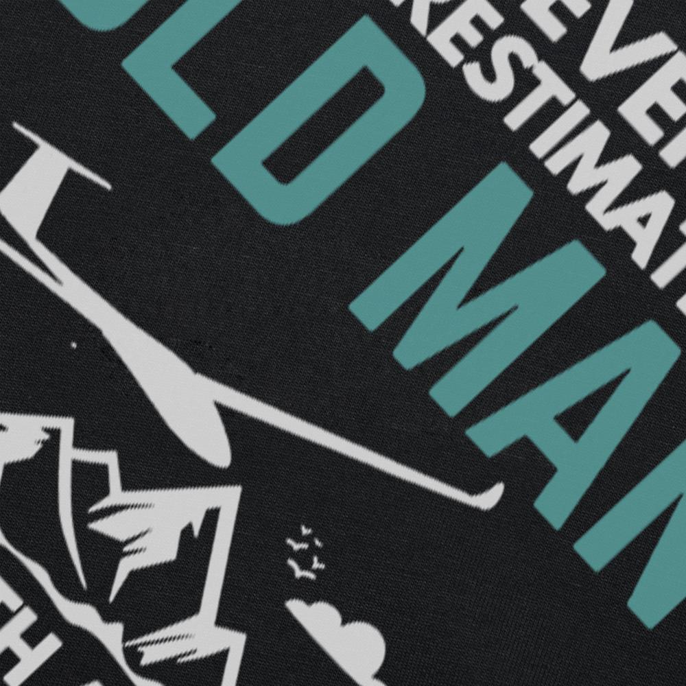 Glider Pilot Never Underestimate An Old Man Sailplane T Shirts Graphic Streetwear Short Sleeve Birthday Gifts T-shirt