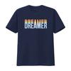 Dreamer T shirt Motivational Gym Casual vintage Washed graphic homme Stretched Unisex Top For Everyday Wear Stylish Soft