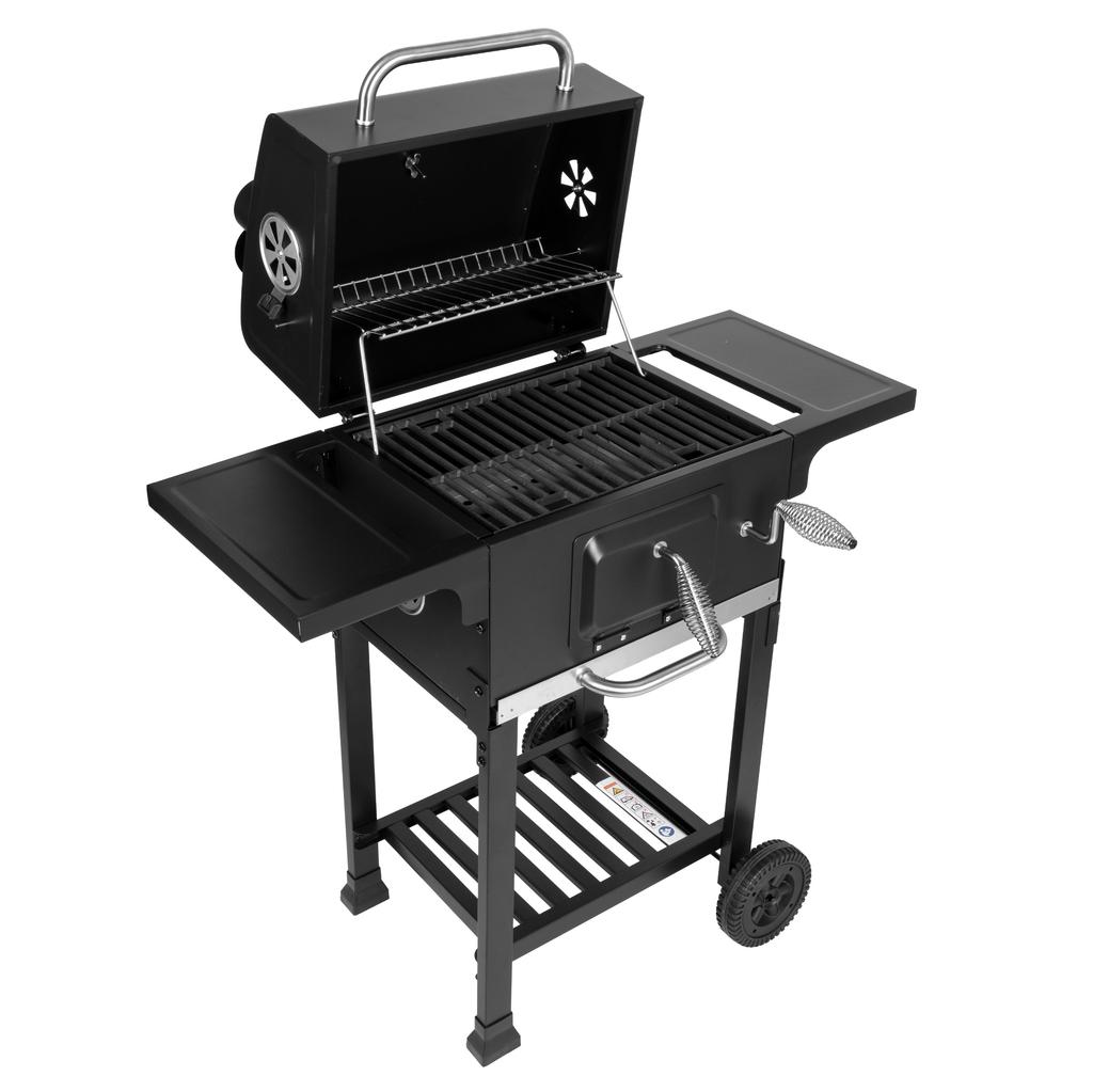 Grill Węglowy Ogrodowy Z Żeliwnym Rusztem Ferro