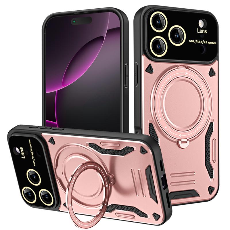 Applicable to iPhone17Pro max excellent shield large window all-inclusive armor mobile phone case Apple 11 magnetic bracket case