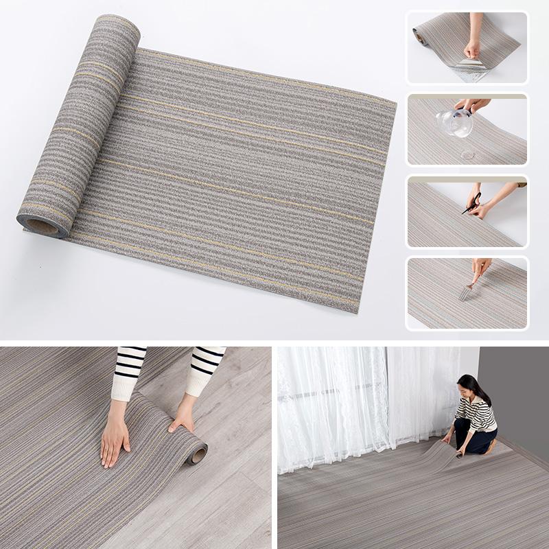 

Retro Stripes PVC Self-adhesive Wall Sticker,Floor Sticker,Suitable for Bedroom,Kitchen,Office Background Wall Indoor Floors (as the picture,40CMX2.8M)