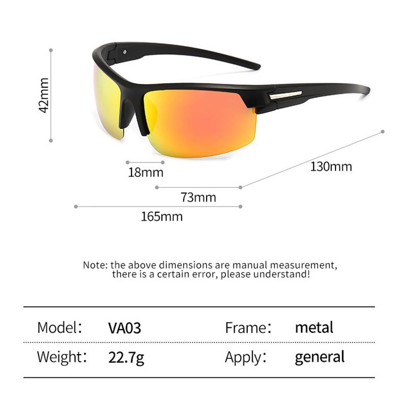 New Mountaineering Outdoor Cycling Sports Glasses For Women Fashion Colorful Sunglasses For Men Driving Sunglasses VA03