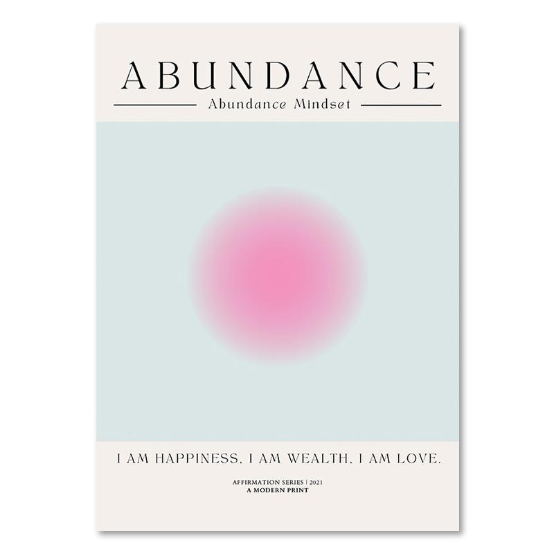 Angel Numbers Gradient Aura Posters and Prints Aesthetic Danish Pastel Canvas Painting Nordic Art Wall Picture Dorm Home Decor