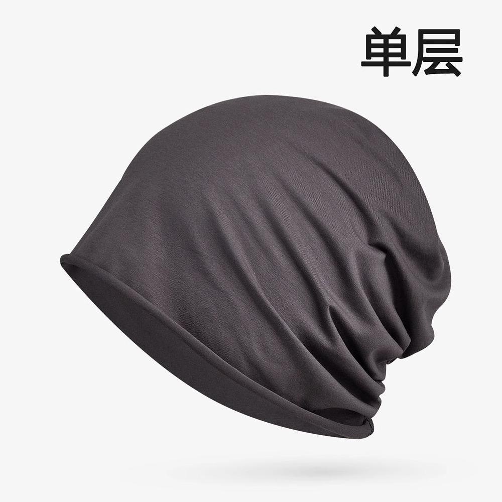 Cappello da notte traspirante senza pressione, cappello a pila, per uomo e donna, primavera ed estate, antivento per aria condizionata, cappello sottile per testa calva, cappello a sacchetto