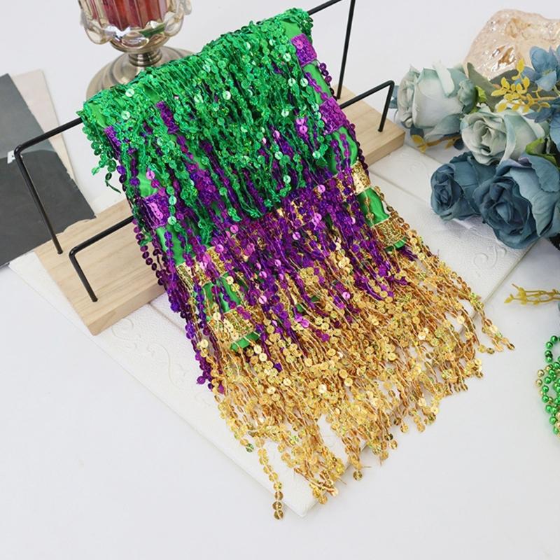 Dynamic Light Reflective Sequins Leg Warmer Covers Outfit For Stage Shows Halloween Parties Dance Performances