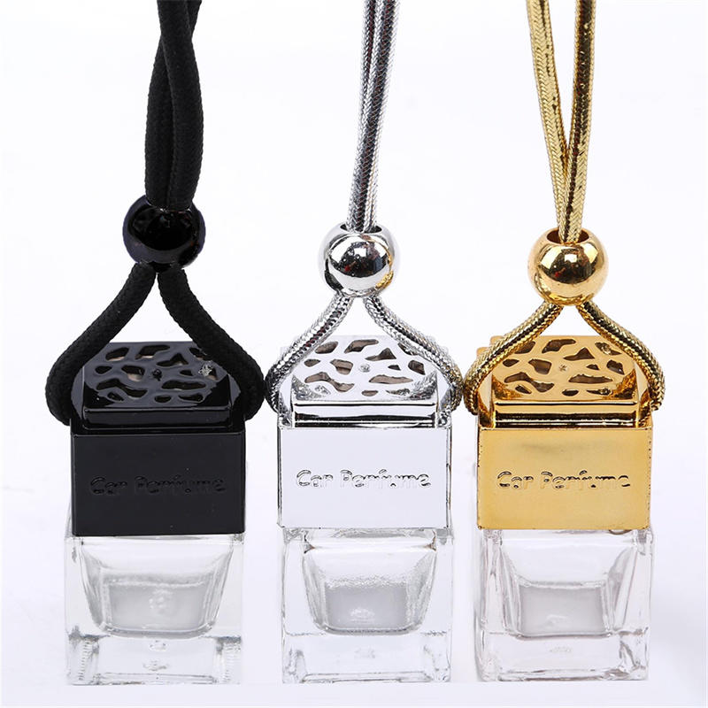 Car Hanging Perfume Empty Bottle Pendant Fragrance For Essential Oils Air Freshener Auto Ornament Car Accessories Interior Decor