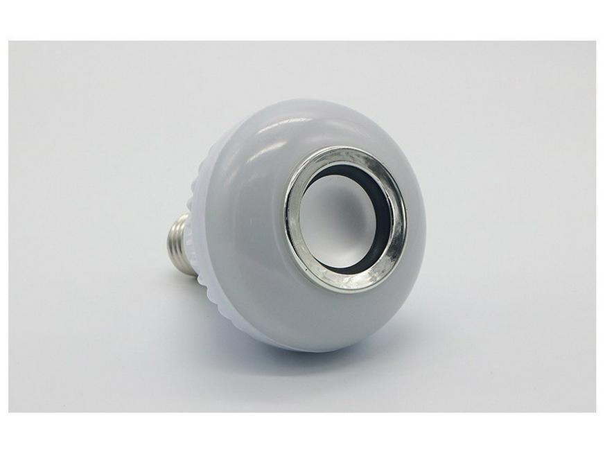 Seven-Color RGB Bluetooth LED Music Bulb with Remote & Speaker