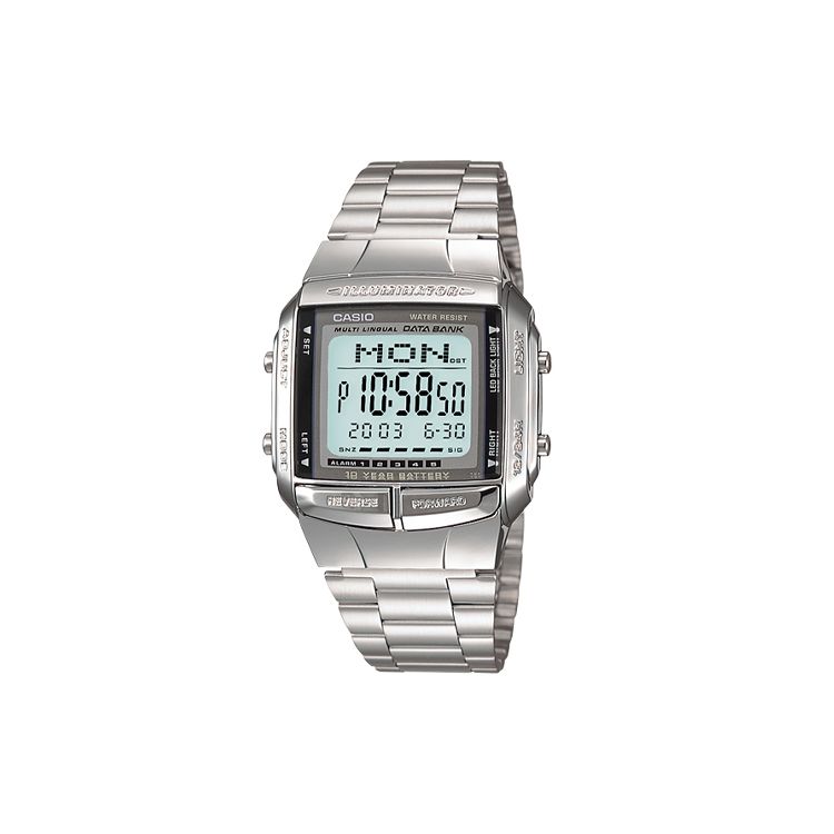 

Casio Youth Series Metal Square Retro Street Small Silver Waterproof Business Quartz Movement Stainless Steel Strap Men Watches Blue DB-360-1A Silver Dial,Random Watch Box