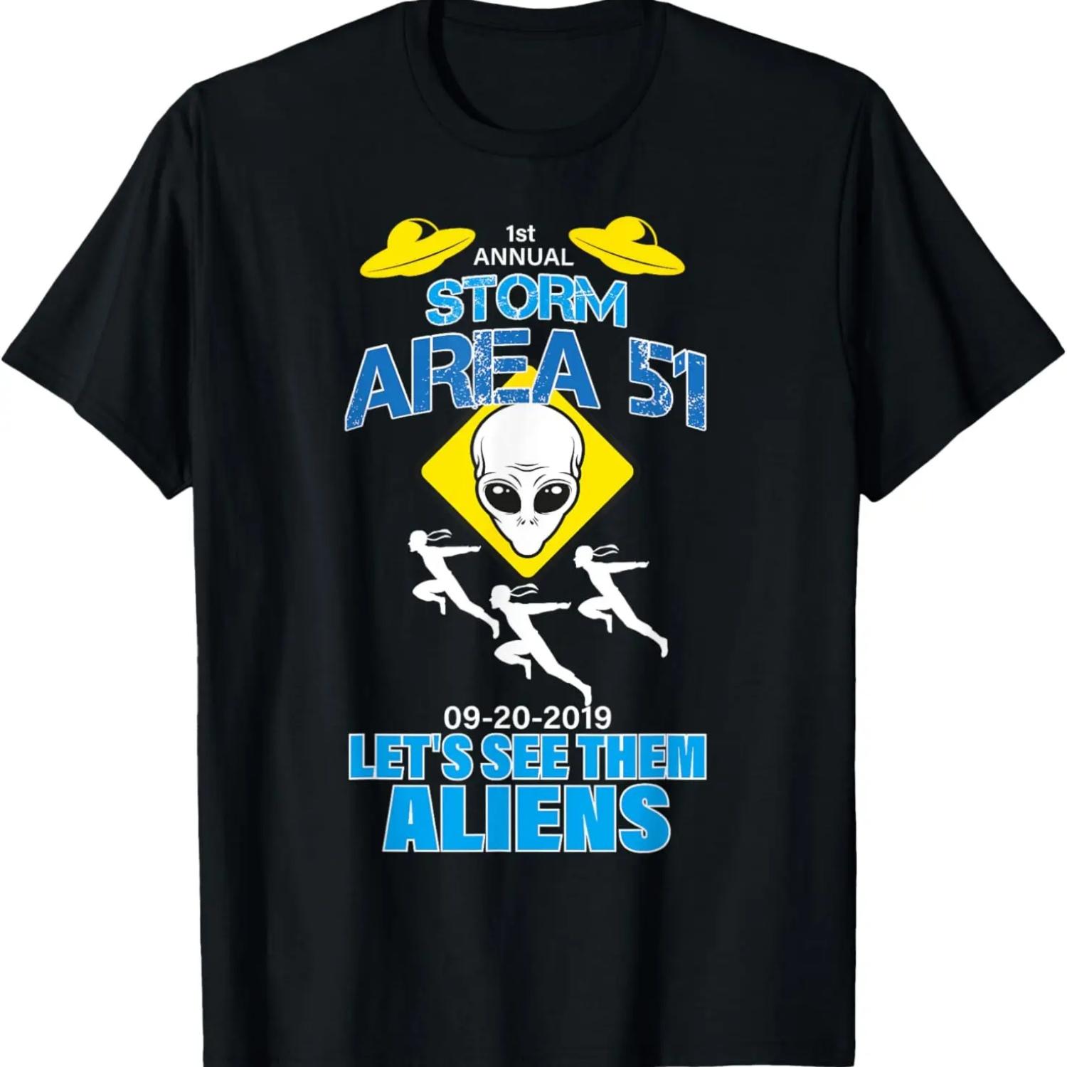 Storm Area 51 Let s See Them Aliens UFO & Ninja Runners T-Shirt XXXXXL чёрный