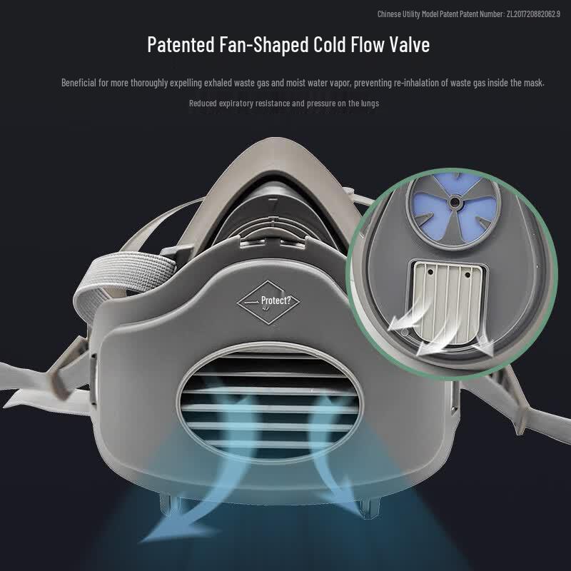 Yi Hu 3201B Silicone Industrial Dust Mask