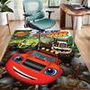 1pc Blaze and the Monster Machines (3) Design Area Rug - Non-Slip, Soft & Cozy Floor Mat for Living Room, Bedroom, Office - Indoor/Outdoor Decorative 