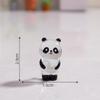 Luminous Panda Resin Ornament: Cute Micro Landscape Decor for Car Dashboard or Desktop