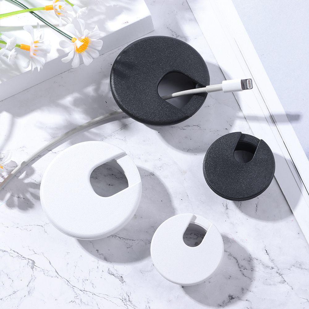 Office Organizer Buckle Line Wire Hole Cover Line Box Computer Grommet Desk Table Cable Fastener