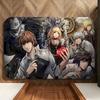 anime D-Death N-Note Floor Mat Soft Flannel Floor Mat  Suitable for Entryways, Living Rooms, Bedrooms, and Bathrooms