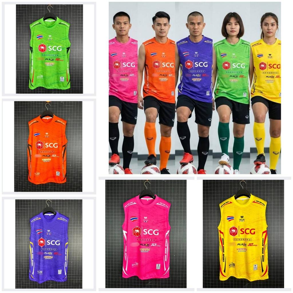 Training Tank Top Shirt Sleeveless THAILAND National Football Soccer JERSEY Quick Dry Round Neck Microfiber Uniform Sport Outdoor Unisex Men Women