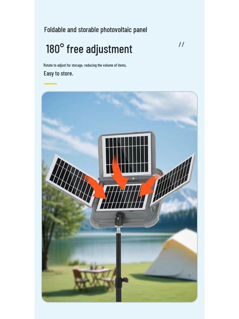 Solar-Ultrahelle Wasserdichte Wiederaufladbare Outdoor-Flutlichtleuchte