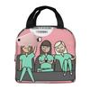 Enfermera En Apuros Doctor Enfermera Fiambrera para Mujeres Multifunción Buceo Buceo Refrigerador Térmico Bolsa de Almuerzo Aislada para Alimentos Oficina