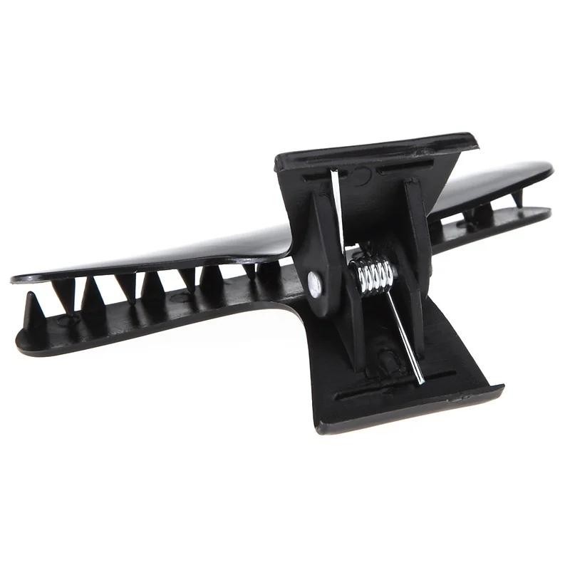 10 Stück/Set Schwarzer Schmetterling Haarspange Querschnittsclip Kunststoff Haarspange Haarstyling-Werkzeug