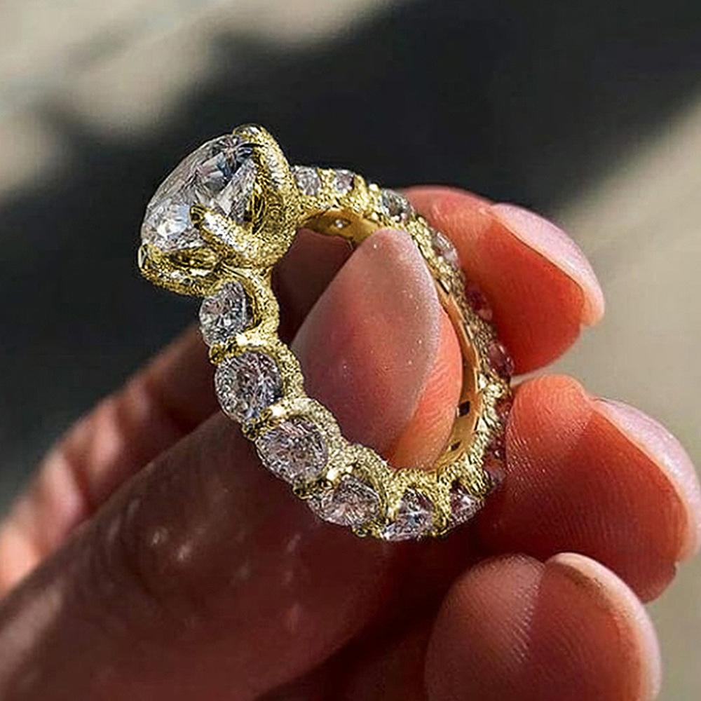 Luxury Vintage Retro 925 Silver Designer Engagement Ring for Women Party Lady Gift Finger Jewelry