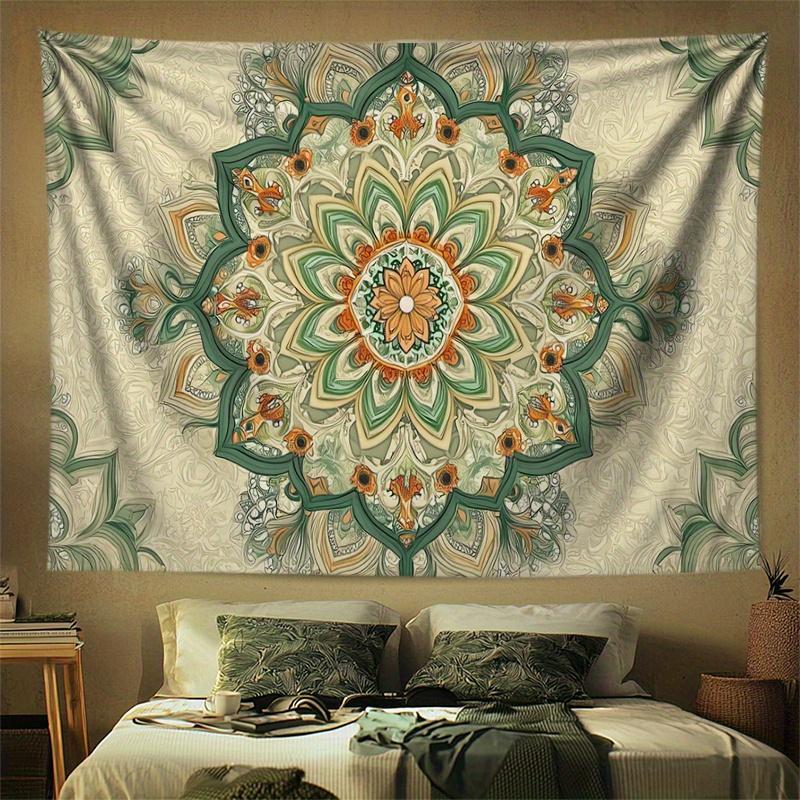 

Lotus flower pattern Digital printing polyester wall tapestry suitable for use in living rooms bedrooms offices bars party 74x94cm(29x37in)