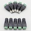 5pairs 12V DC Power Connector Plug Jack Male Female Socket Barrel 2.1mm x 5.5mm Adapter Camera LED Strip Supply Terminal