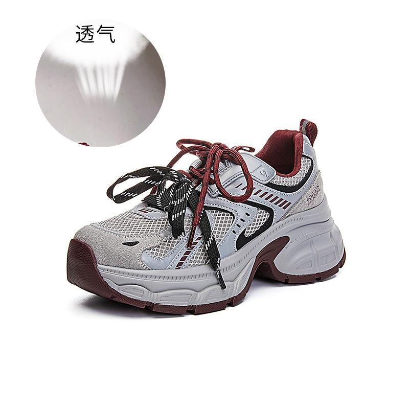 Daddy Shoes Women's 2025 Spring New Shoes Women's Casual Sports Shoes Women's Versatile Running Shoes Women
