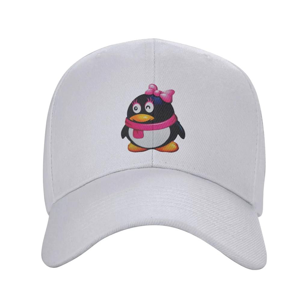Sweet Bowknot Sun Baseball Cap Adorable Penguin Lady Summer Street Style Trucker Hat Unisex Women Running Hippie Snapback Cap