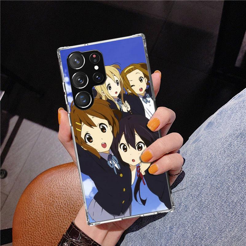 K On! Hirasawa Yui Anime Phnoe Case for Samsung Galaxy S26 S25 Edge S23 S24 Ultra S22 Plus S21 S20 FE Unique Cover Soft Coque Ga