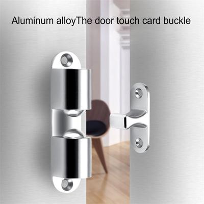 Chrome Magnetic Door Holder Suitable For Homes Offices Aluminum Alloy Material Easy Installation Prevent Pinching Accidents