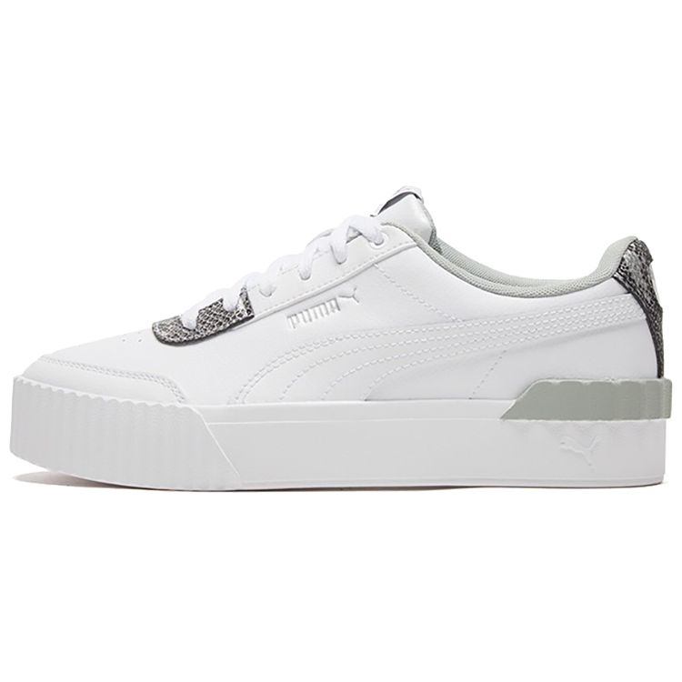 Puma Carina Lift Snake Casual Low-Top Sneakers Women sneakers White Snake-Print 373230-01