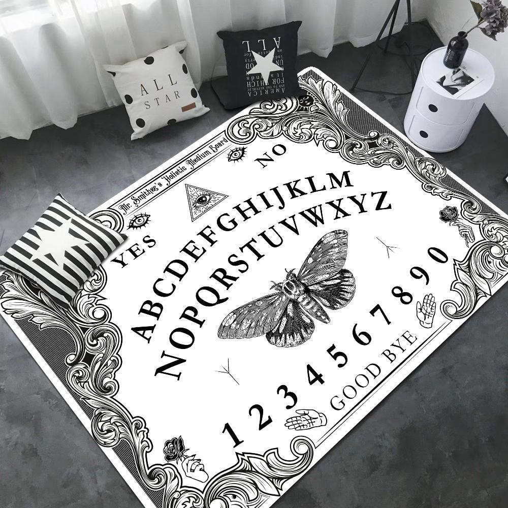 Ouija Board Long Rugs Nordic Style Home Doormat Bathroom-Toilet Mats Bedroom Bedside Area Rugs