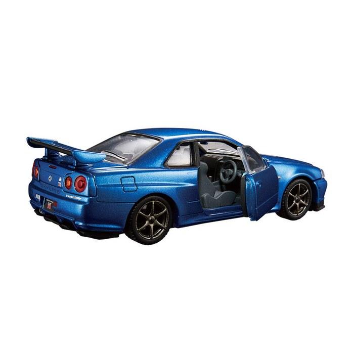 [Tomica] Premium RS Nissan Skyline GT-R V-spec II Nur (Bayside Blue)