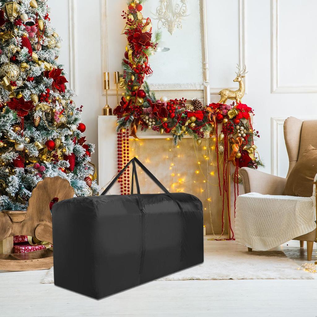 Christmas Tree Storage Bag Waterproof 210D Oxford Heavy Duty Christmas Tree Container Large Foldable storage bag