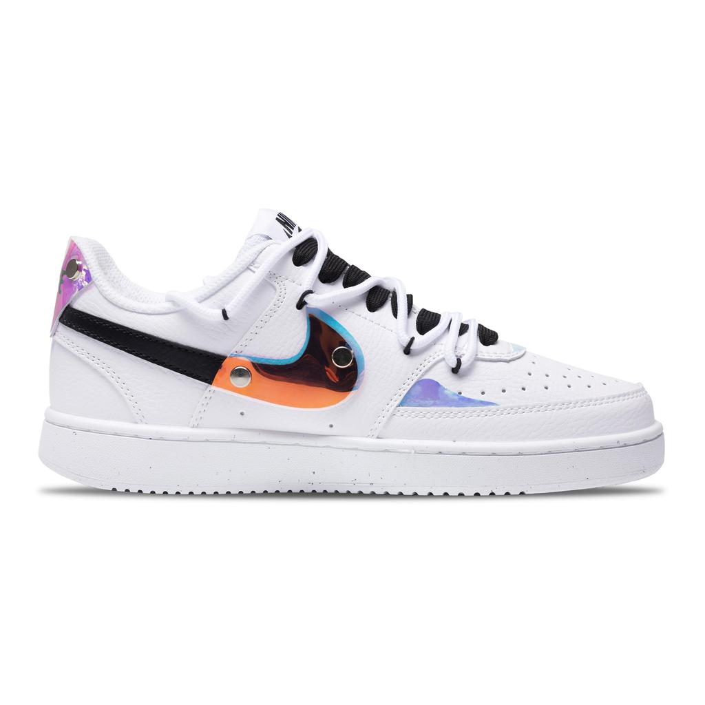 Nike Court Vision 1 Slip Resistant Cushioning Abrasion Resistant Low top Skateboard Shoes Men's White DH2987-101(Team216-)