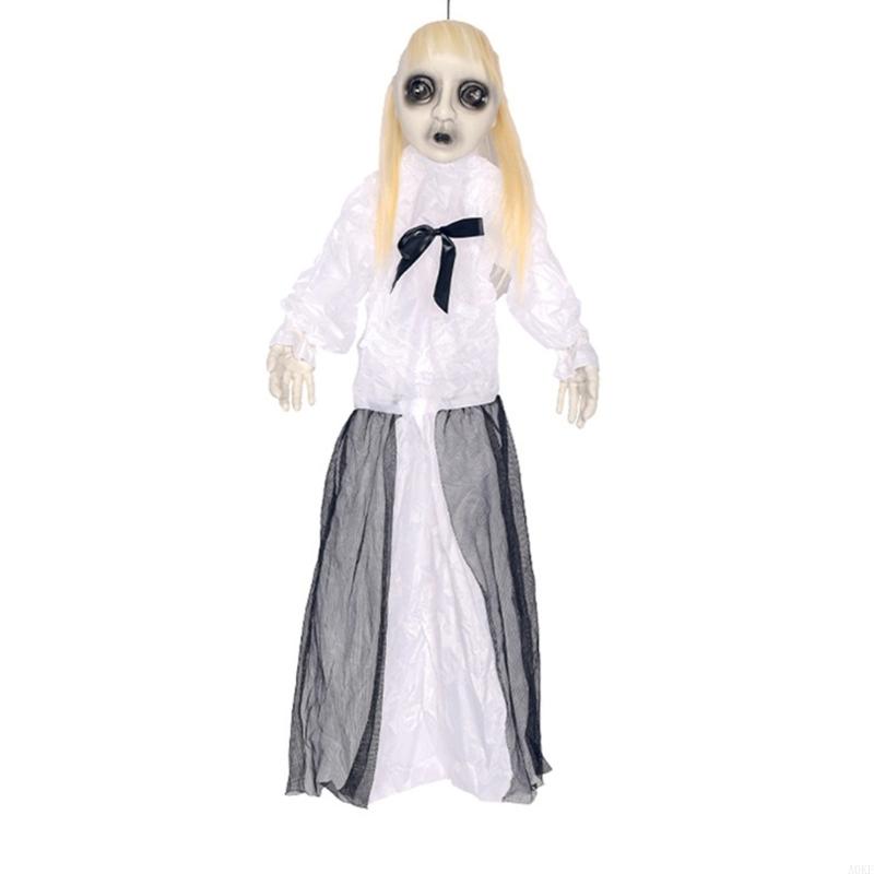 Sound Effect Skeleton Hanging Decoration For Garden Yard Indoor and Outdoor A0KF