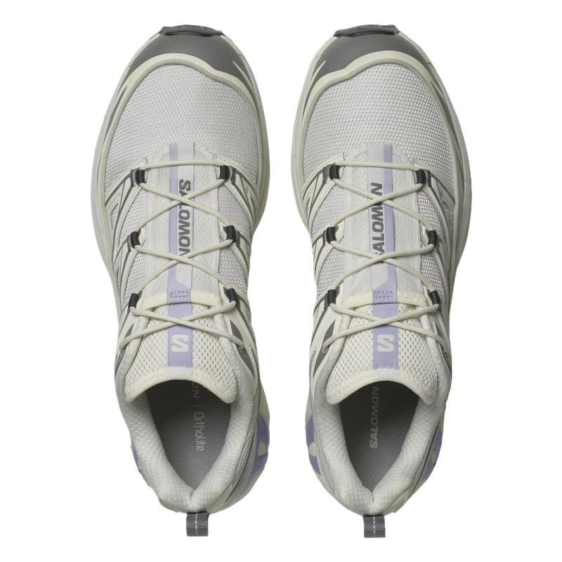 SALOMON XT 6 Cushioning Coverage Support Abrasion Resistant Low top Running Shoes Unisex Gray Purple Sneakers 478101