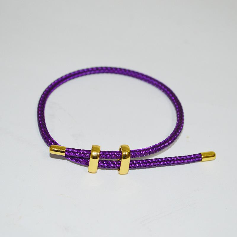 10Pc Luxury Multicolor Fashion Adjustable Bracelet Stainless Steel Wire Waterproof Rope Bracelet Men Women Jewelry Accessories