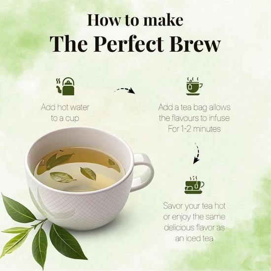 Twinings Czysta Zielona Herbata, 100 Torebek, Zielona Herbata, Doskonale Zrównoważona i Orzeźwiająca, 386 Gram