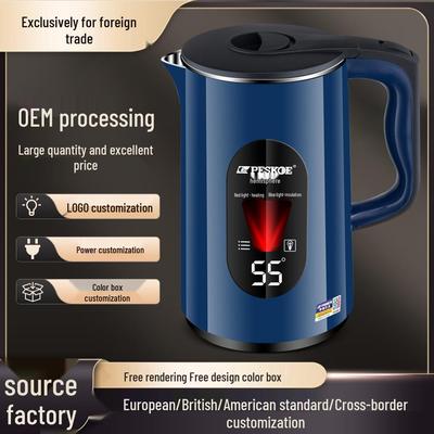 Smart Large Capacity European Standard Electric Kettle with Insulation