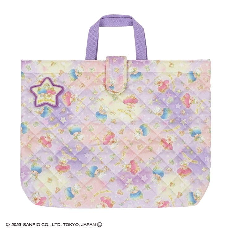 Takanami Create Quilted Lesson Bag, Large, Little Twin Stars [121100] Perfect for Kindergarten, School, and Extracurricular Activities