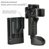 Taschenlampenholster 360 Grad Drehbar Offen Kompakter Taschenlampenhalter für Einsatzgürtel für Outdoor Camping/Wandern/Klettern