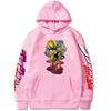 Kujo Jotaro Grafické Mikiny Unisex Podzim Zima Fleecové Streetwearové Topy