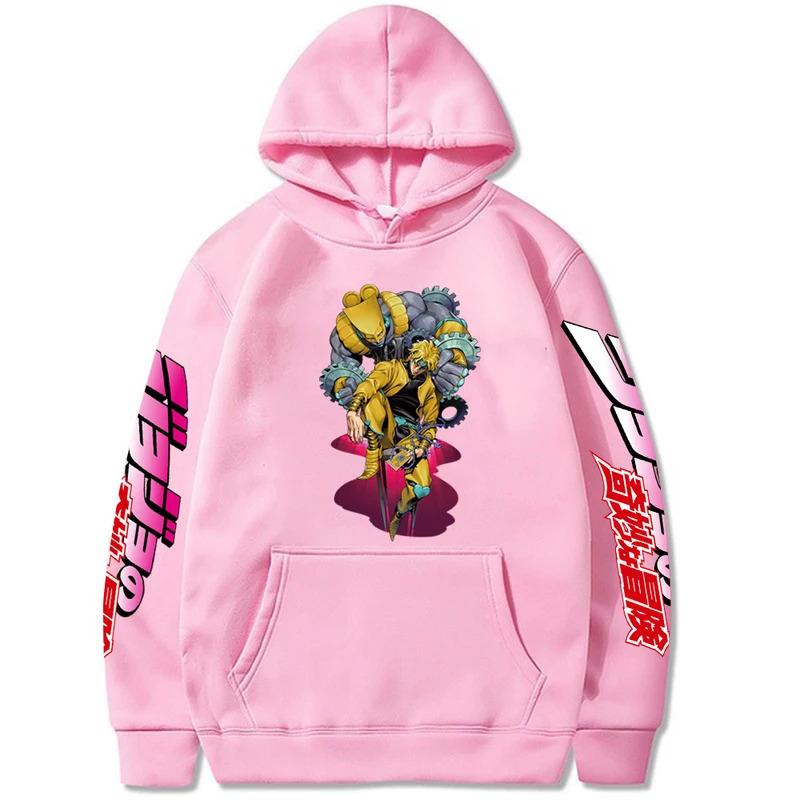 Kujo Jotaro Grafické Mikiny Unisex Podzim Zima Fleecové Streetwearové Topy