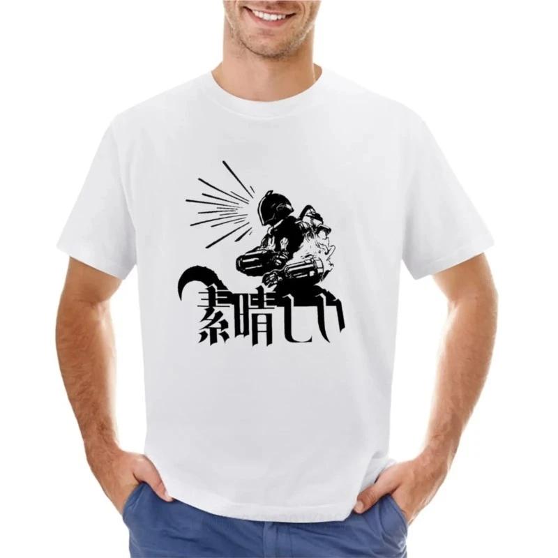 Bondrewd High Contrast Subarashii TShirt Heavyweights Summer Tops Anime Anime Clothes Men Workout Shirt