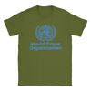 WHO World Health Organization Super Earth TShirts for Men Pure Cotton Tee Shirt Round Neck Short Sleeve T Shirts Clothing