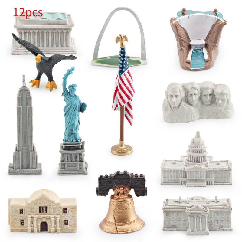 Statue Of Liberty Pvc Model With Educational Design For Kids Learning And Display